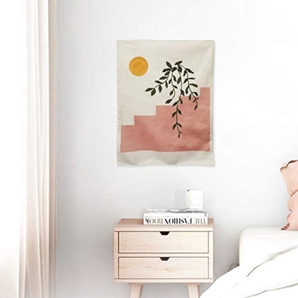 Minimalist Modern Plant Botanical Vintage Neutral Tapestry Wall/Dorm Art Decor - Picture 4 of 7